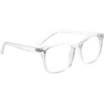 Dervin Blue Light Blocking Glasses Gaming Filter Transparent Square Eyeglasses for Eye Protection Men Women