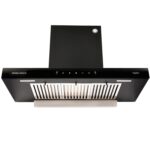 Kutchina Chimney 90 cm 1250 m³/hr Autoclean Baffle Filter Chimney for Kitchen